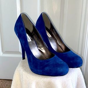 Blue Velvet Steve Madden Heels